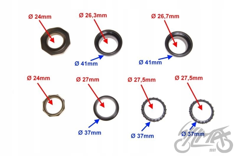 ŁOŻYSKOWANIE KIEROWNICY KOS KPL Producent nieznany producent