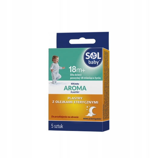 

SOLbaby Aroma plastry z olejkami eterycznymi 5 szt