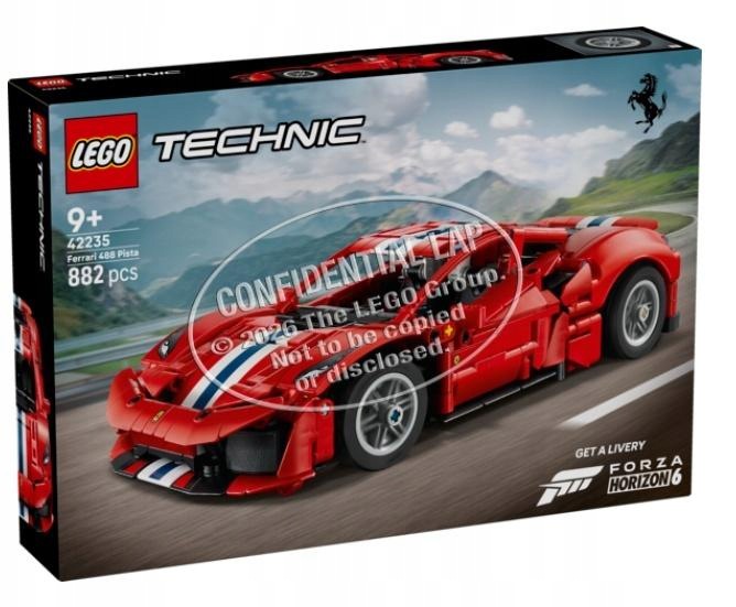Lego (r) Technic 42235 Auto Ferrari 488 Pista