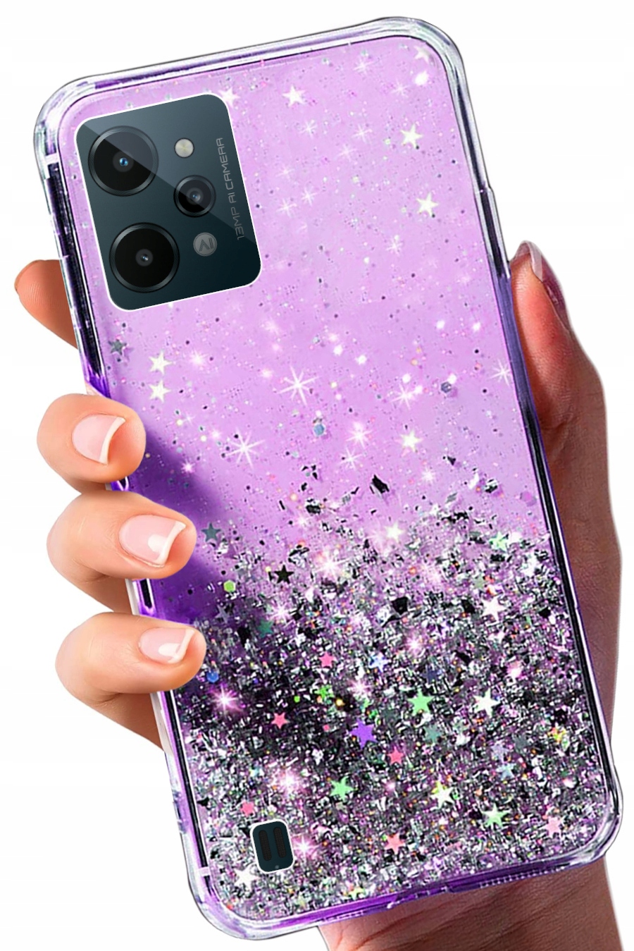 

Etui do Realme C31 Glitter Case Kolorowy Brokat