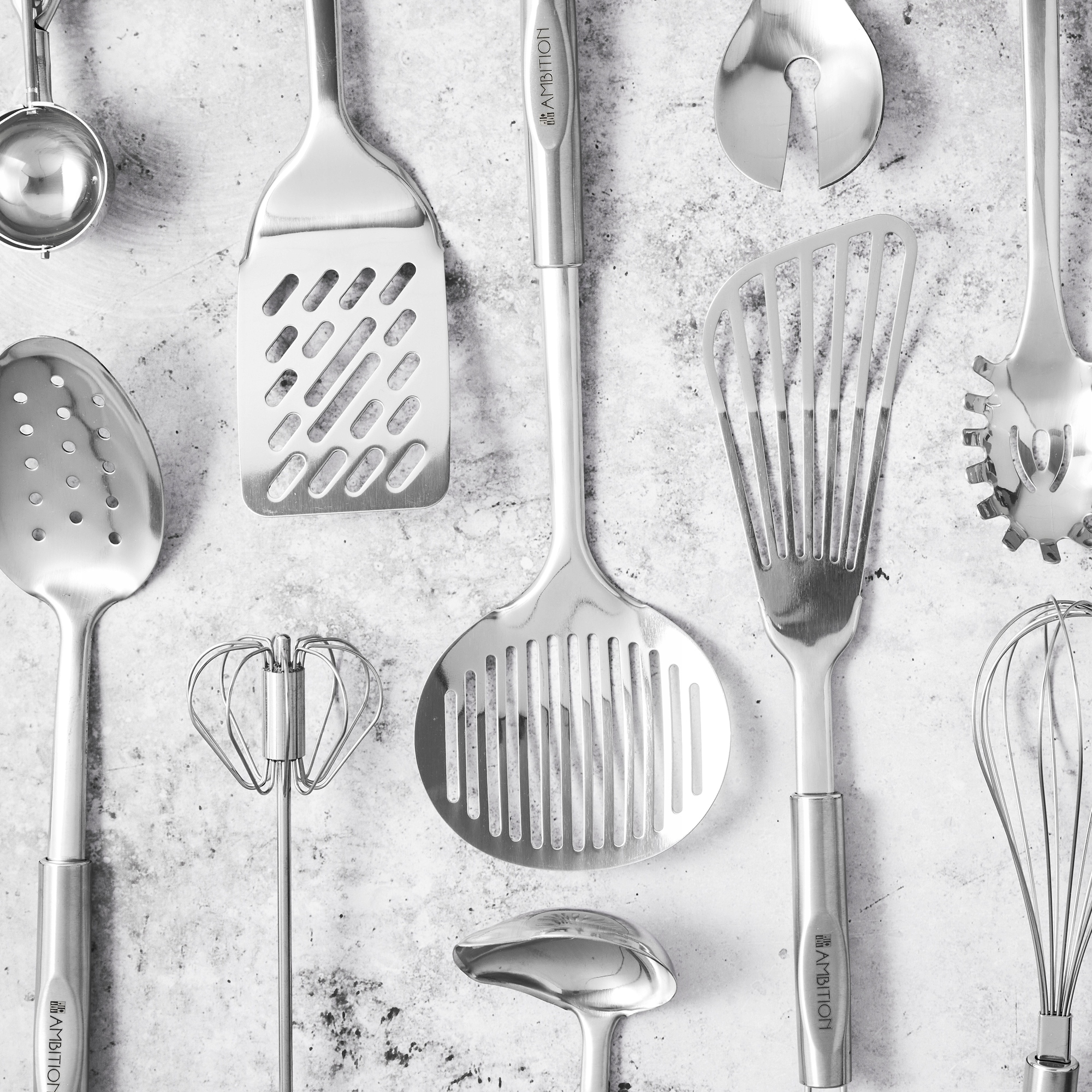 ŁYŻKA CEDZAKOWA SZUMÓWKA CEDZIŁO 10cm STAL IVY Materiał stal