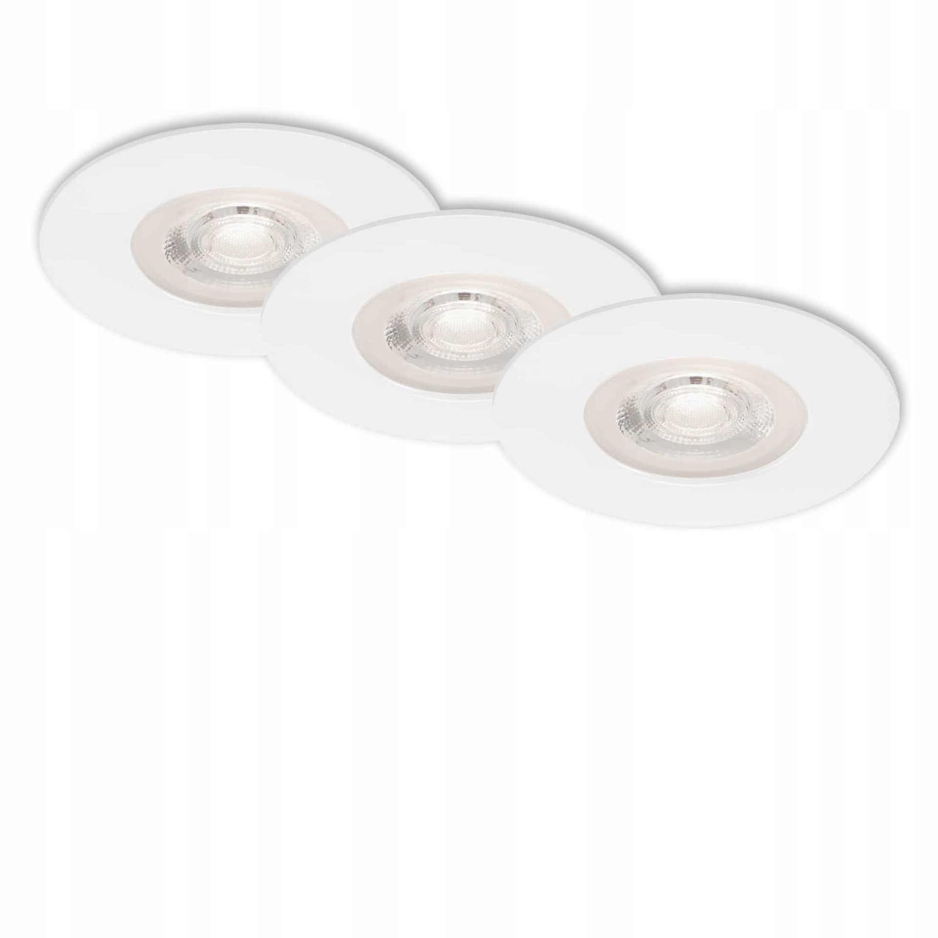 Briloner sada 3x Led vestavné svítidlo 9 cm 5W bílé IP44 7046-036