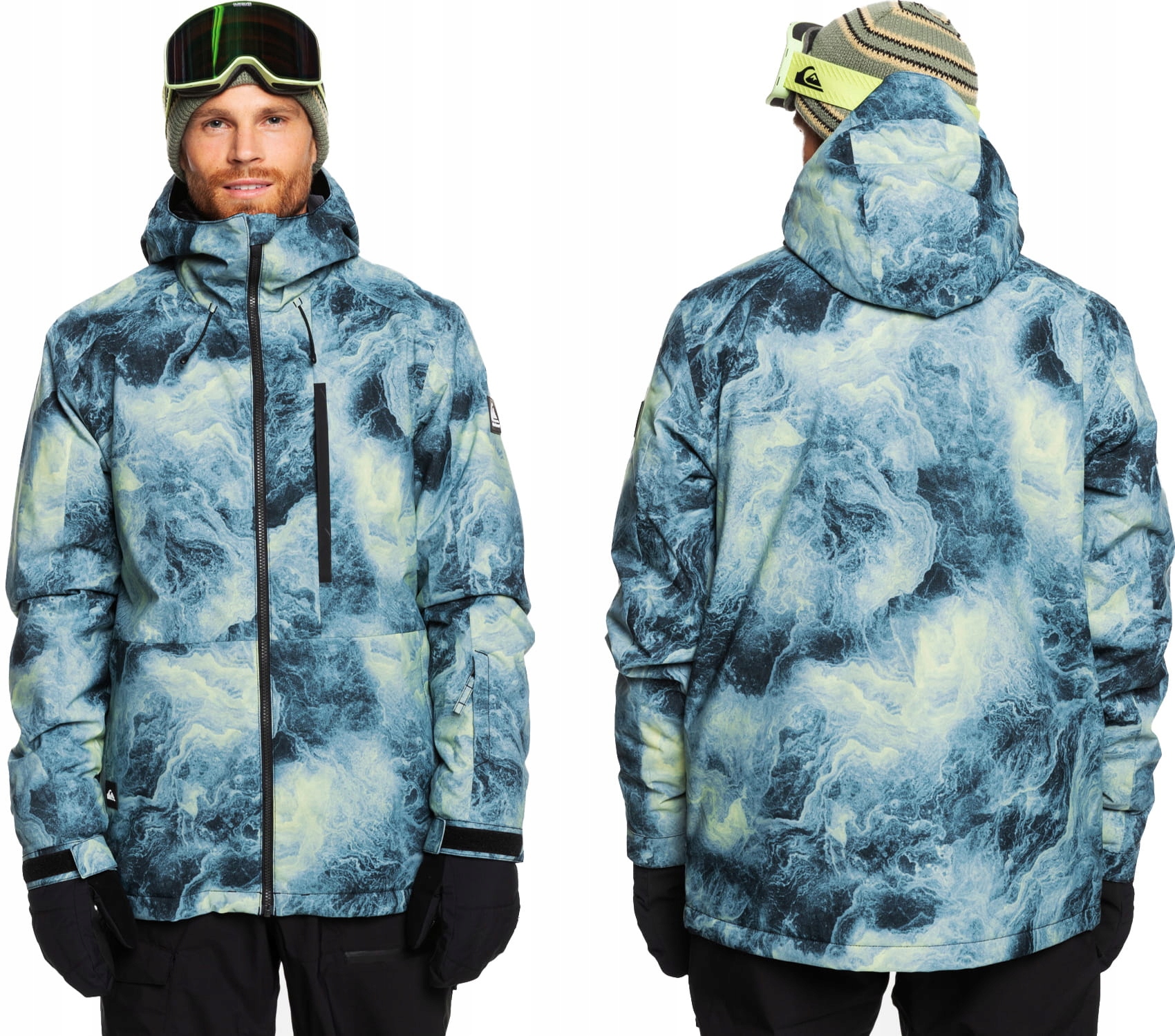 Quiksilver Kurtka narciarska męska Ocieplana Wodoodporna snowboardowa