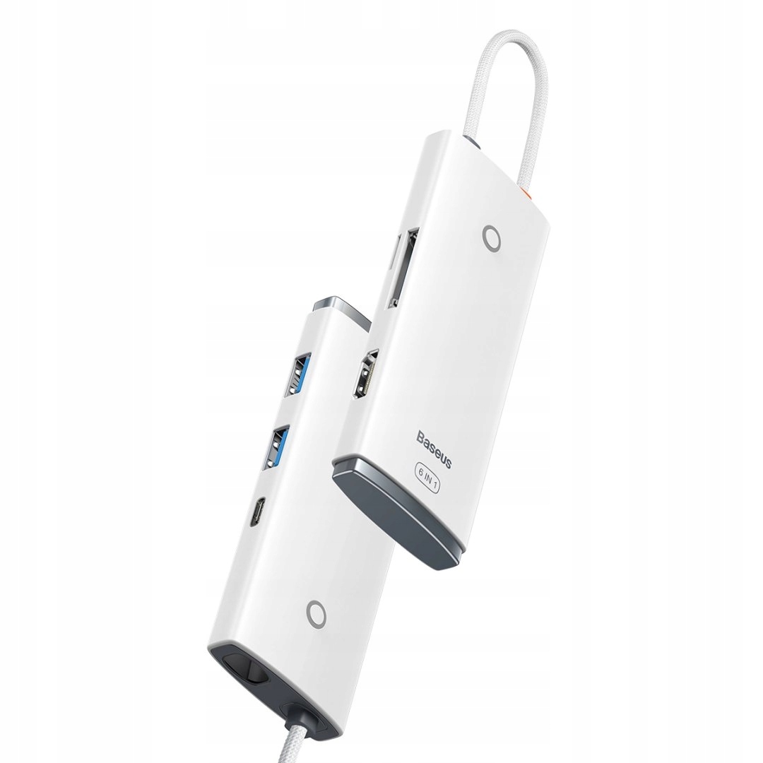 Baseus Lite Series wielofunkcyjny Hub Usb Typ C 2 x Usb 3.0 Usb Typ C P