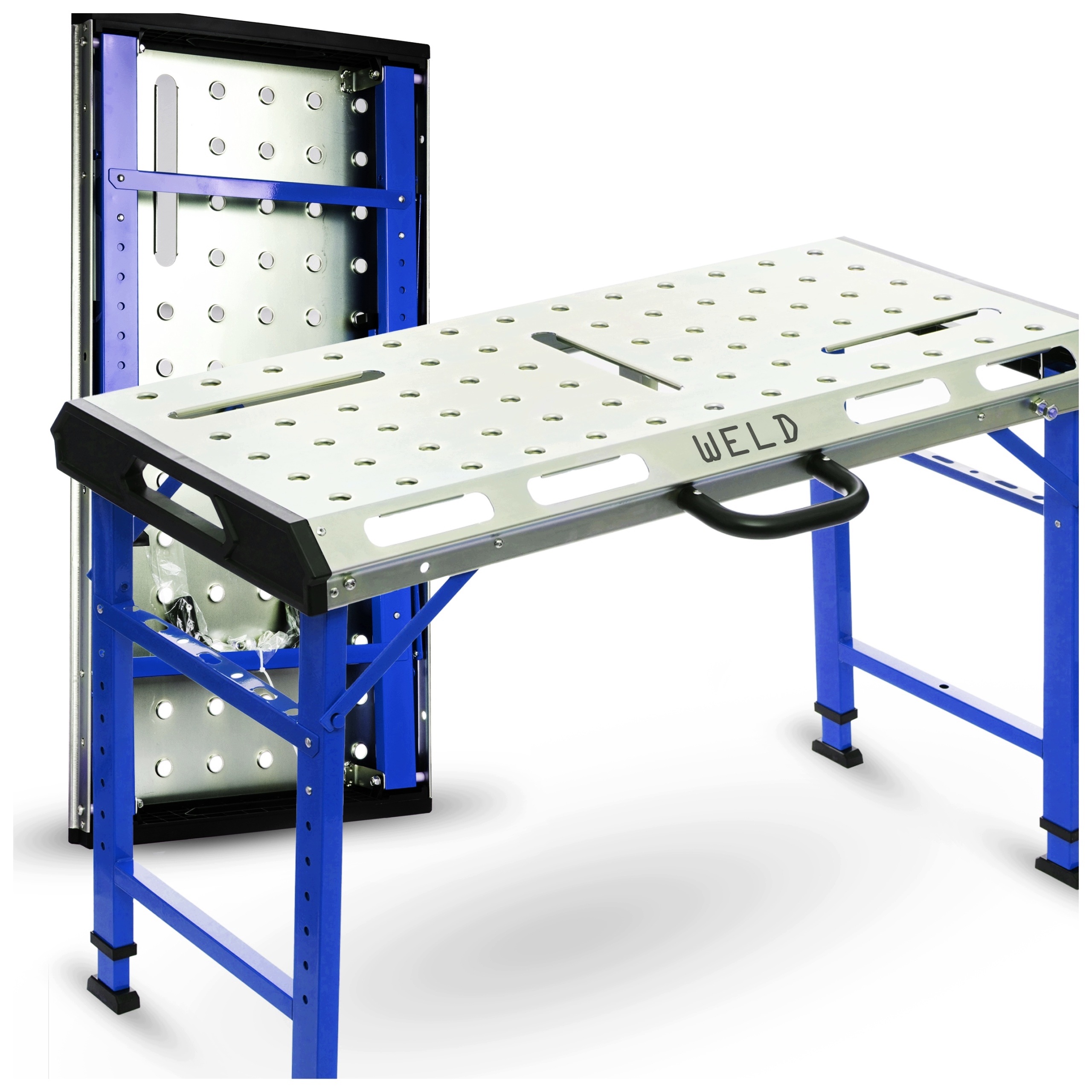 Svařovací Stůl Skládací 450 kg Pracovní 107 x 53 cm Přenosný Kovový Mobilní