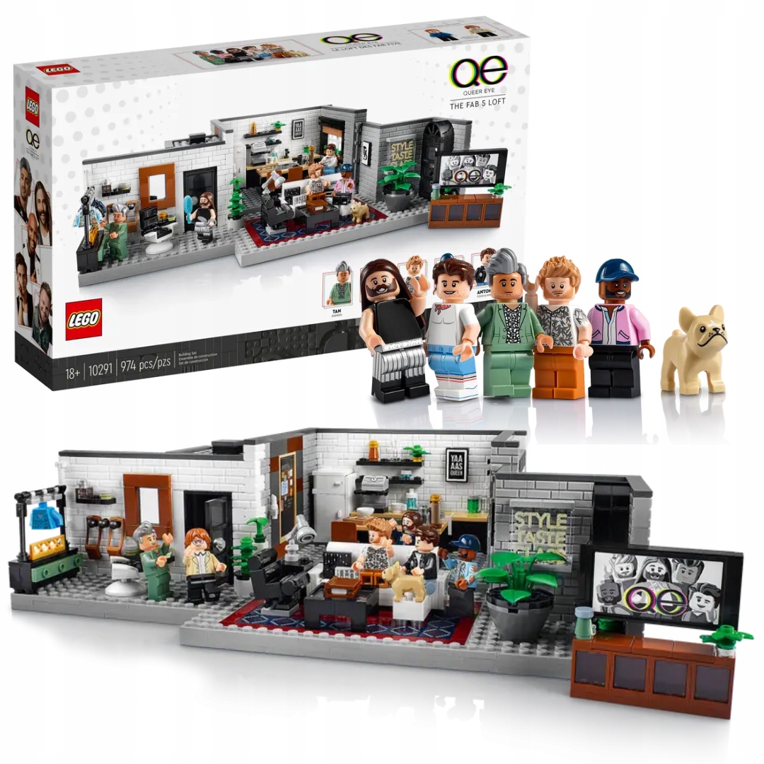 Lego Icons 10291 Queer Eye – Byt Fab Five