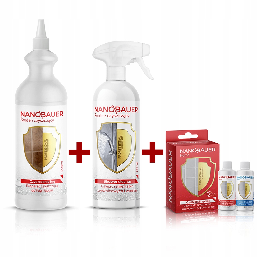 Levně Sprej na mytí kabin Impregnát na spáry Prostředek na spáry 1L Bonus