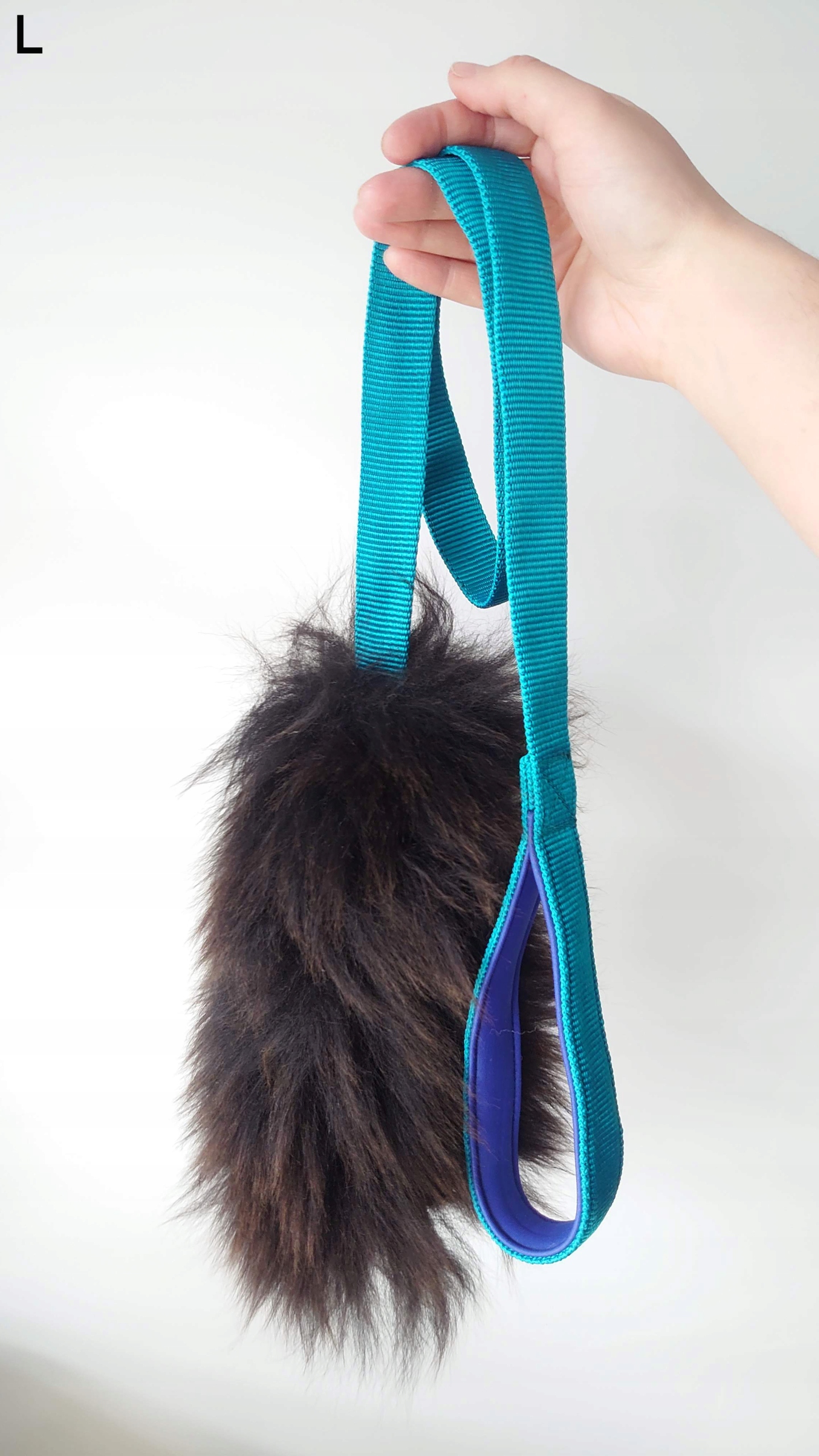 Levně Přetahovadlo hračka z přírodní ovce, velikost L pro psa, barva hnědá