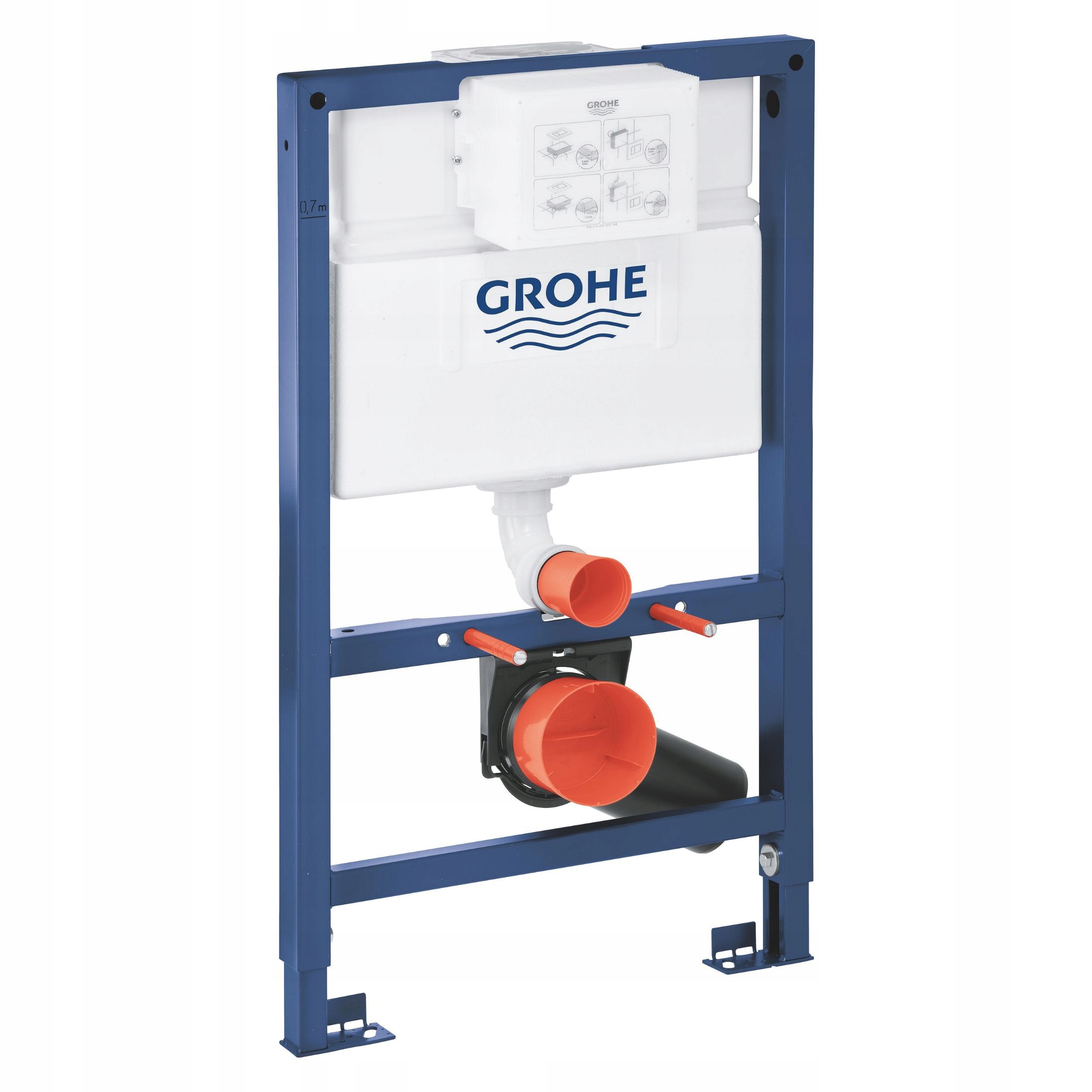 Stelaż podtynkowy Wc Grohe Rapid Sl Niski 0,82cm Oszczędność Wody 38526000