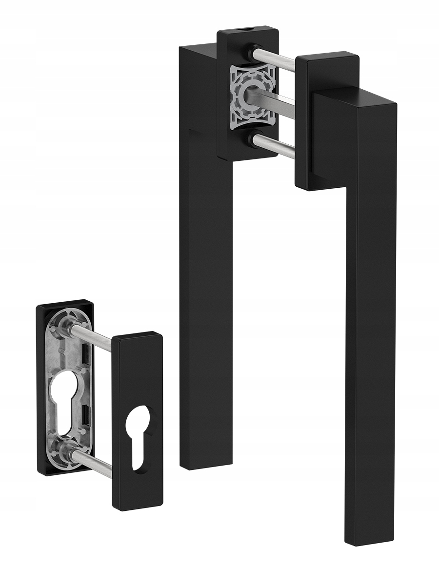 Kľučka na posuvné dvere psk/smart slide Ral 9005 rozety