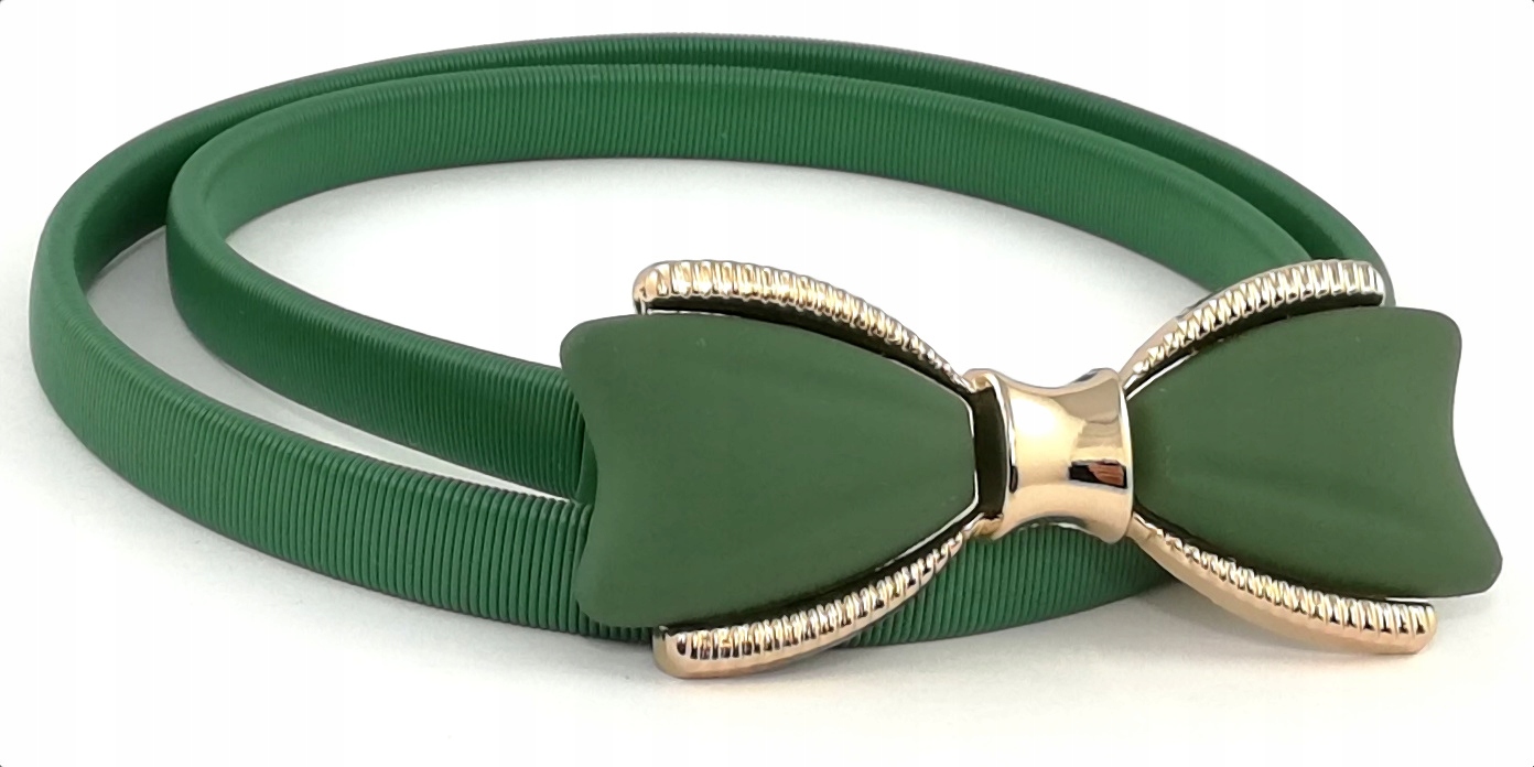 

Pasek Elastyczny Ozdobny Sprężynka Kokardka Green