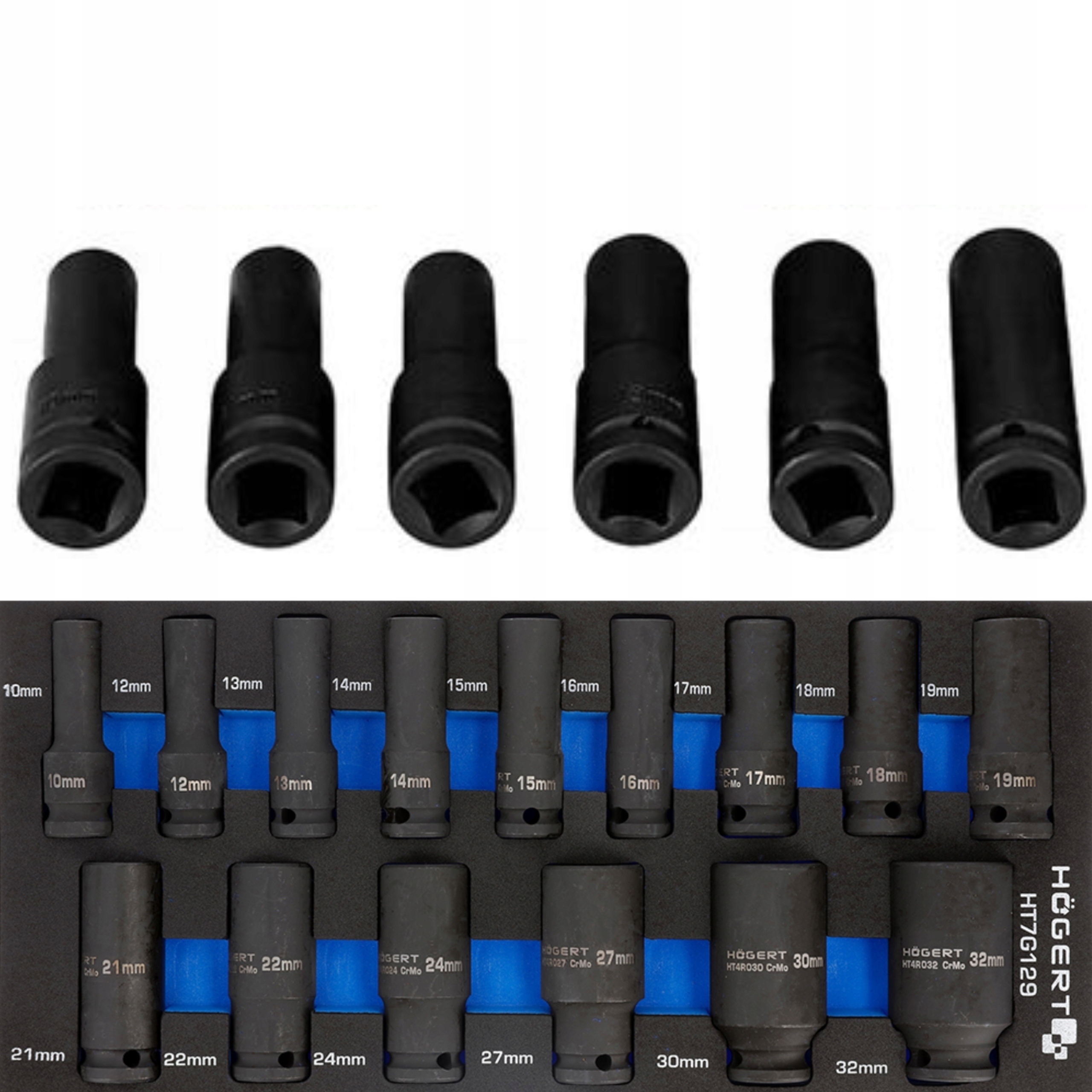 HOGERT НАБОР ИЗ 15 УДАРНЫХ КОЛПАЧКОВ