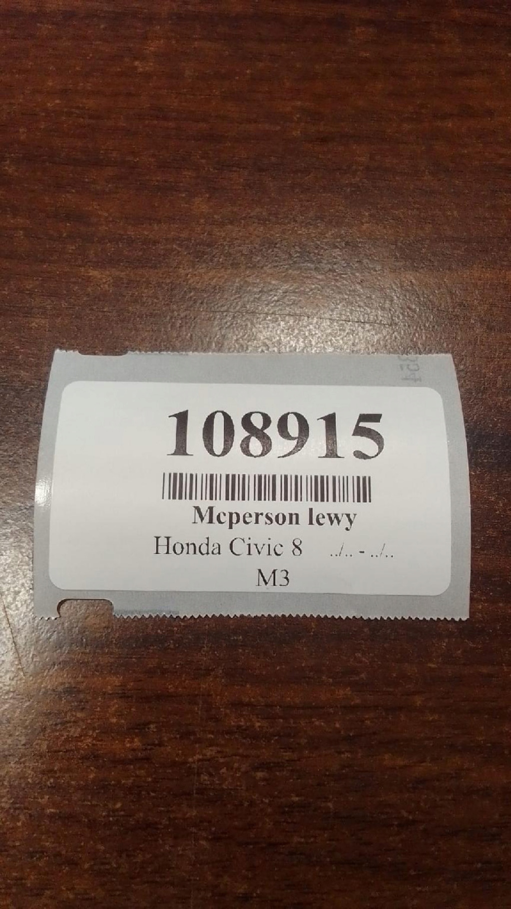 HONDA CIVIC VIII UFO 2.2 and-CTDI McPherson left front