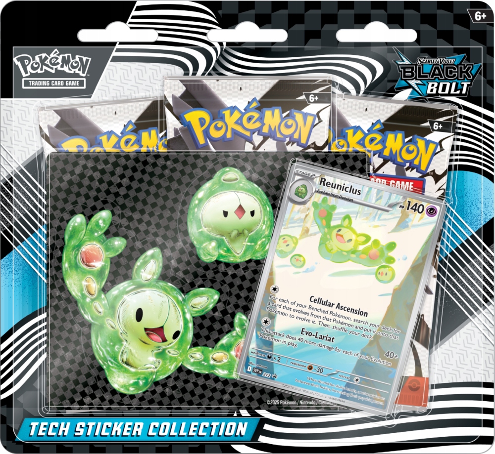 Pokémon TCG: Scarlet & Violet - Black Bolt - Tech Sticker - Reuniclus