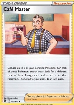 Karty Pokemon (BRS 133) Café Master (R)