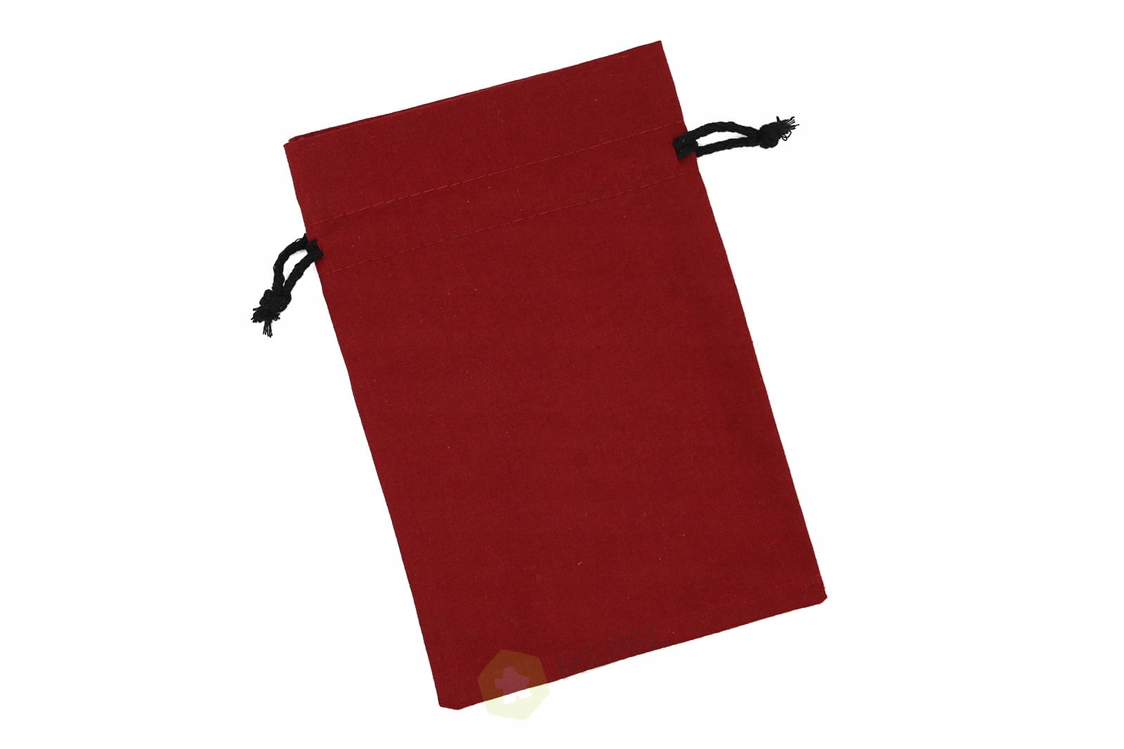 Woreczek materiałowy 8x12 cm (mały) - czarny Kolor beżowy