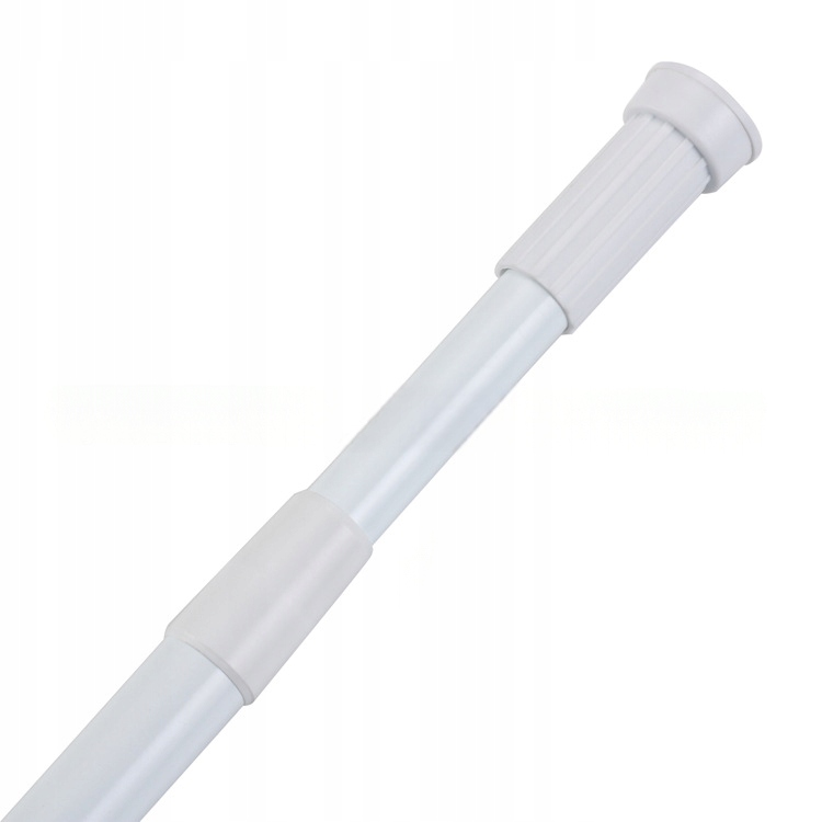 DRĄŻEK NA UBRANIA ROZSUWANY 110-200 CM ŚR. 20mm BIAŁY Rodzaj rozporowy