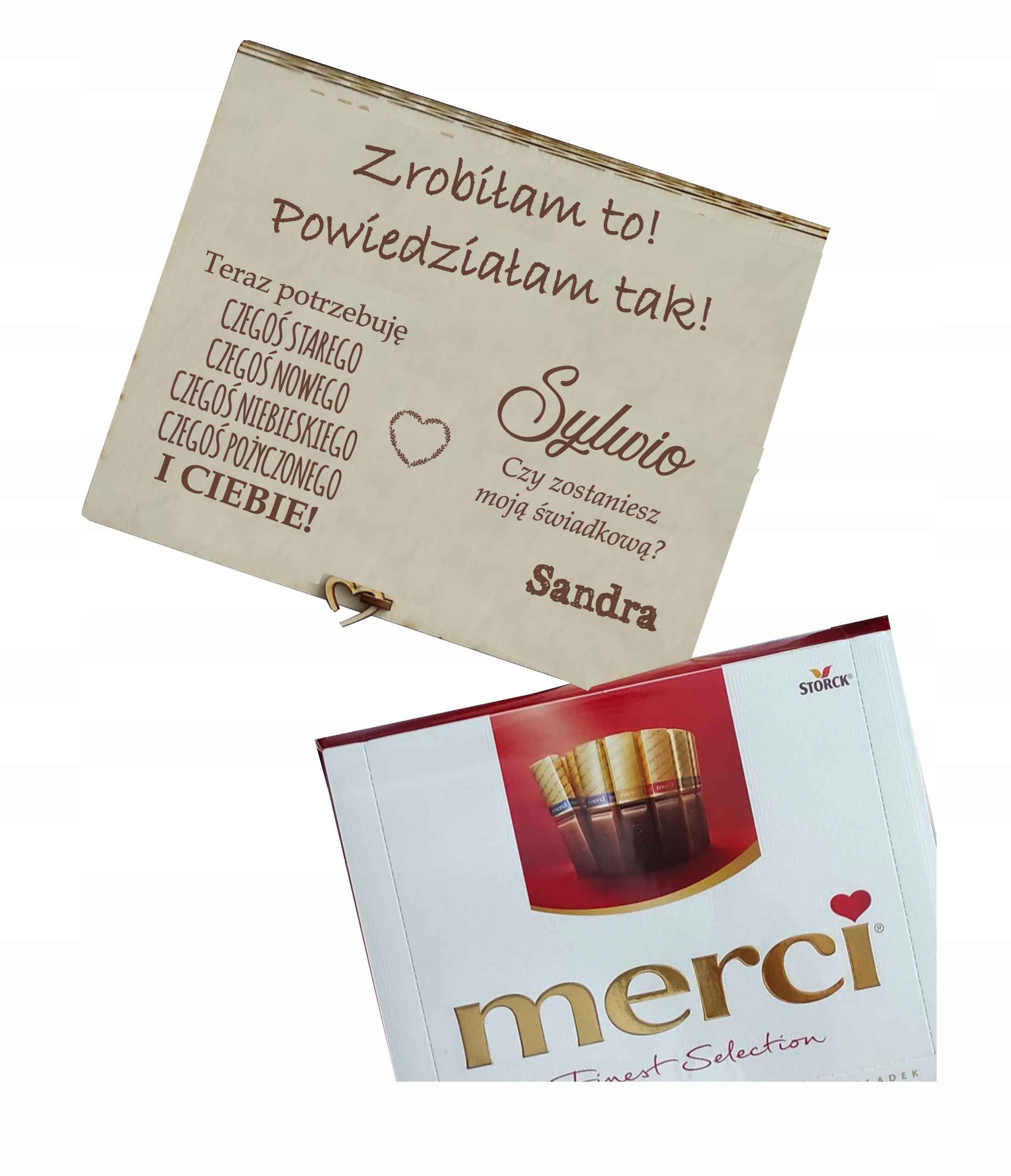 

Pudełko na Merci Prośba O Świadkowanie Świadek