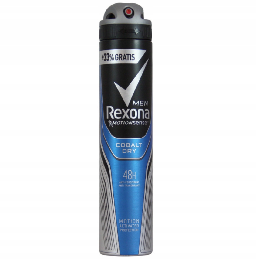 

Antyperspirant sprayu Rexona Men Cobalt Dry 200ml