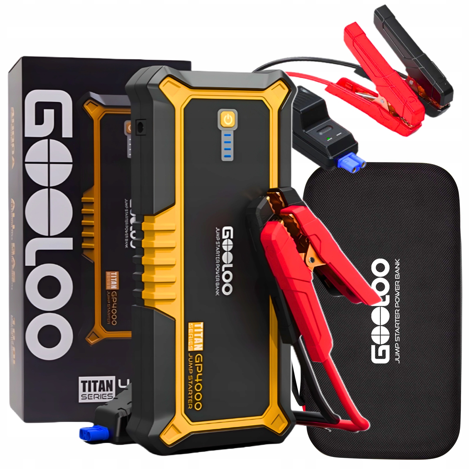Jump Starter Powerbank Booster Gooloo GP4000 4000A Silný Rychlý
