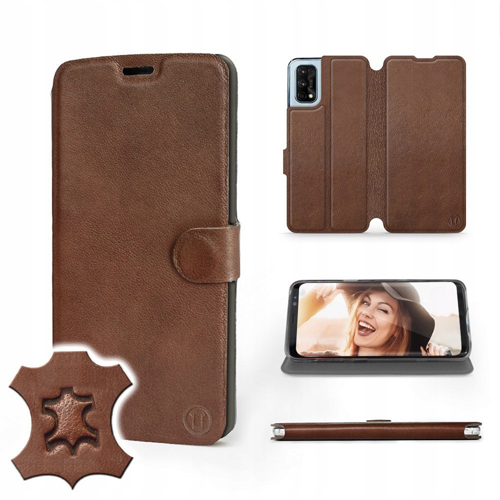 

Etui Mobiwear do Realme 7 Pro - Brown Leather