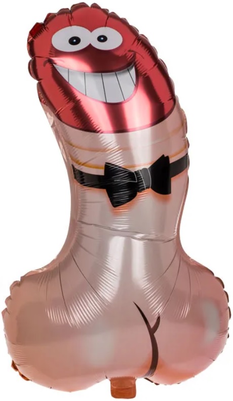 

Balon Foliowy Wesoły Penisek Wacek Panieński 74 CM