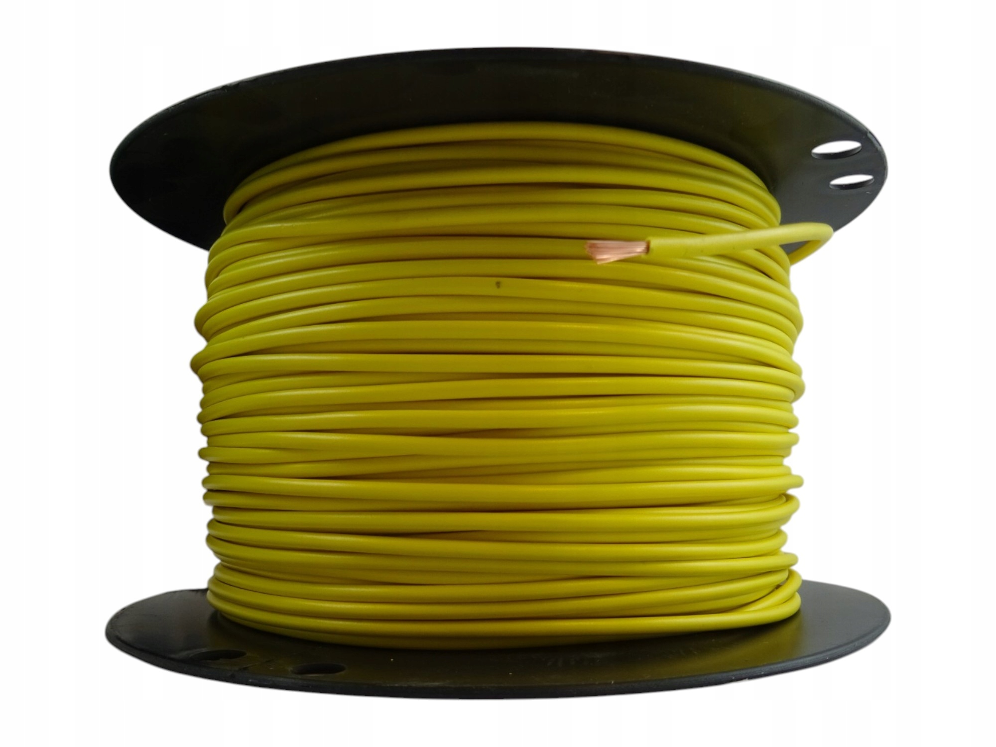 Rolka 100 m Elektrický kabel Lgy 1x1,5 mm² žlutý Coferro Kabel Eu lanko