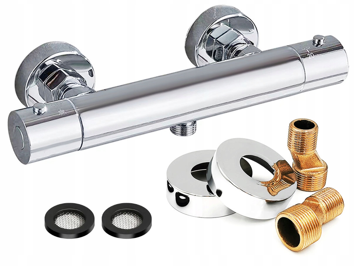 Sprchová Baterie S Termostatem Sprchová Termostatická Sprcha Chrom