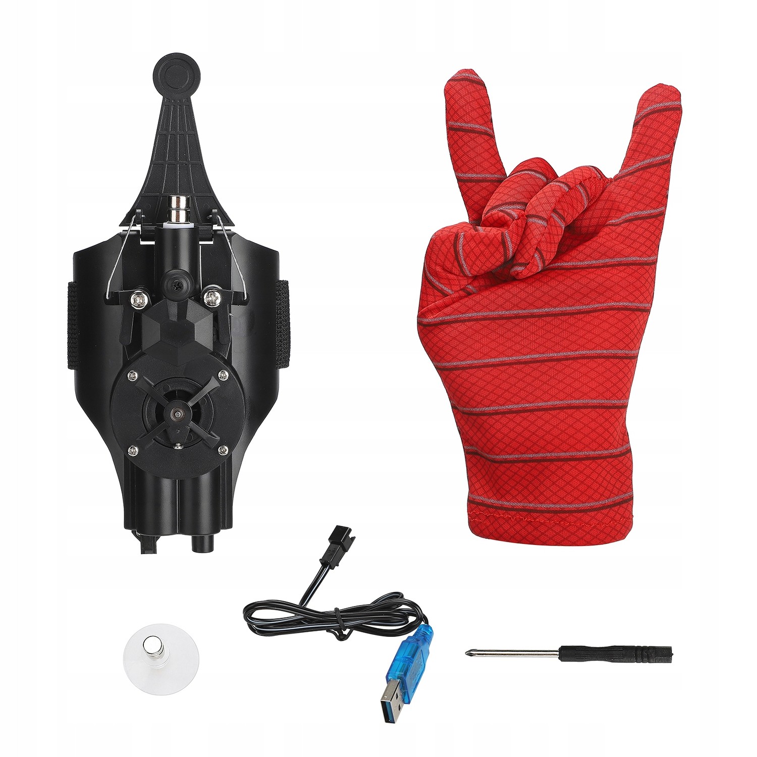 Spiderman Cos Gloves Launcher Catapult Web Shooter
