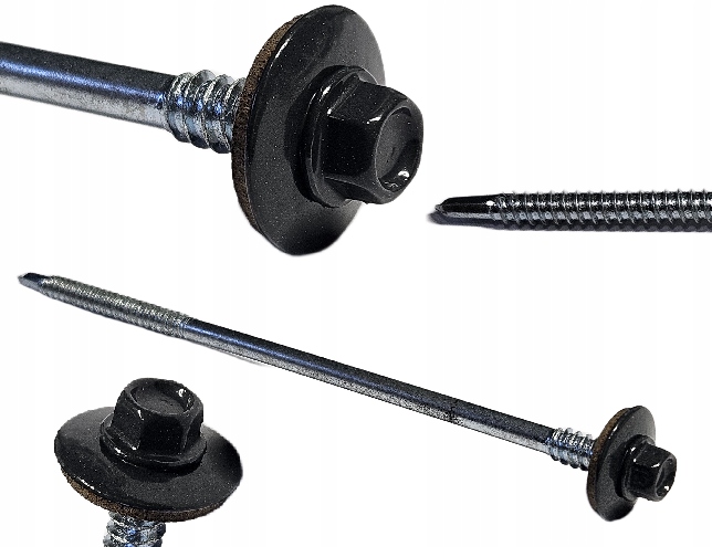 Wkręty do Płyt Warstwowych 230mm 6mm Ral 7016 50szt