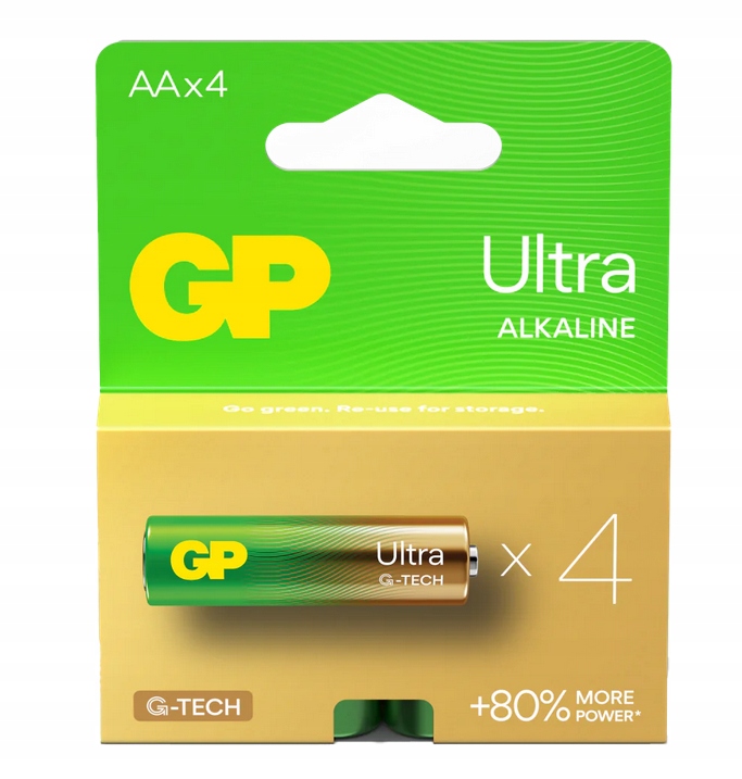 4x bateria alkaliczna GP ULTRA R6 AA 1,5V paluszek