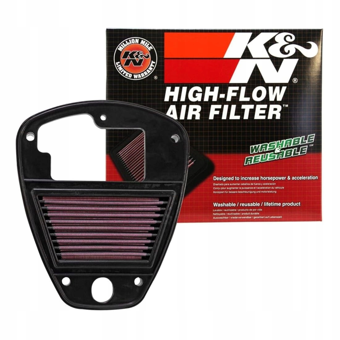 Vzduchový filter K&n Filters KA-9006 so zvýšenou odolnosťou Kawasaki