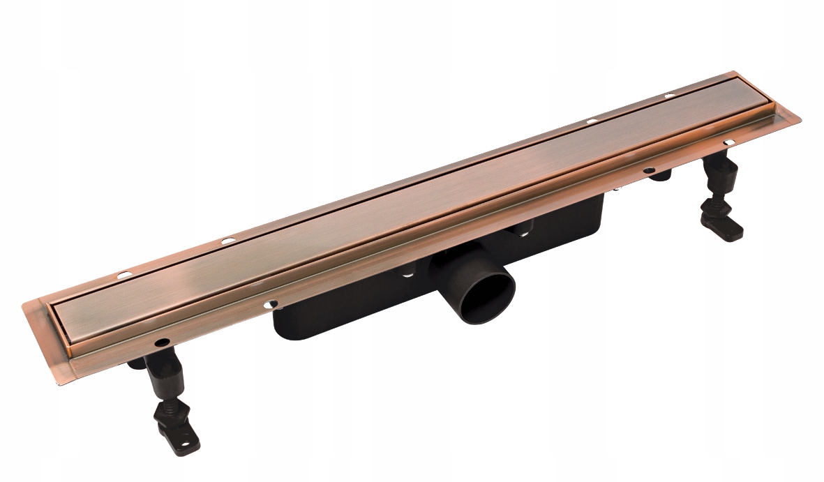 Retro Medený Lineárny Odtok 70 CM Nehrdzavejúca Oceľ