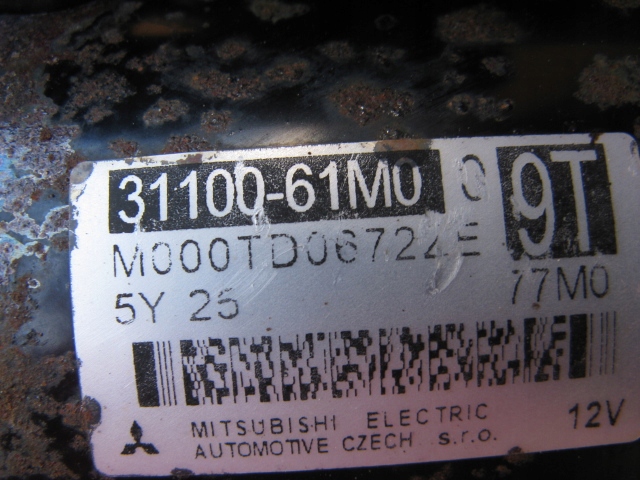 starter SUZUKI SX4 S-CROSS 1.6