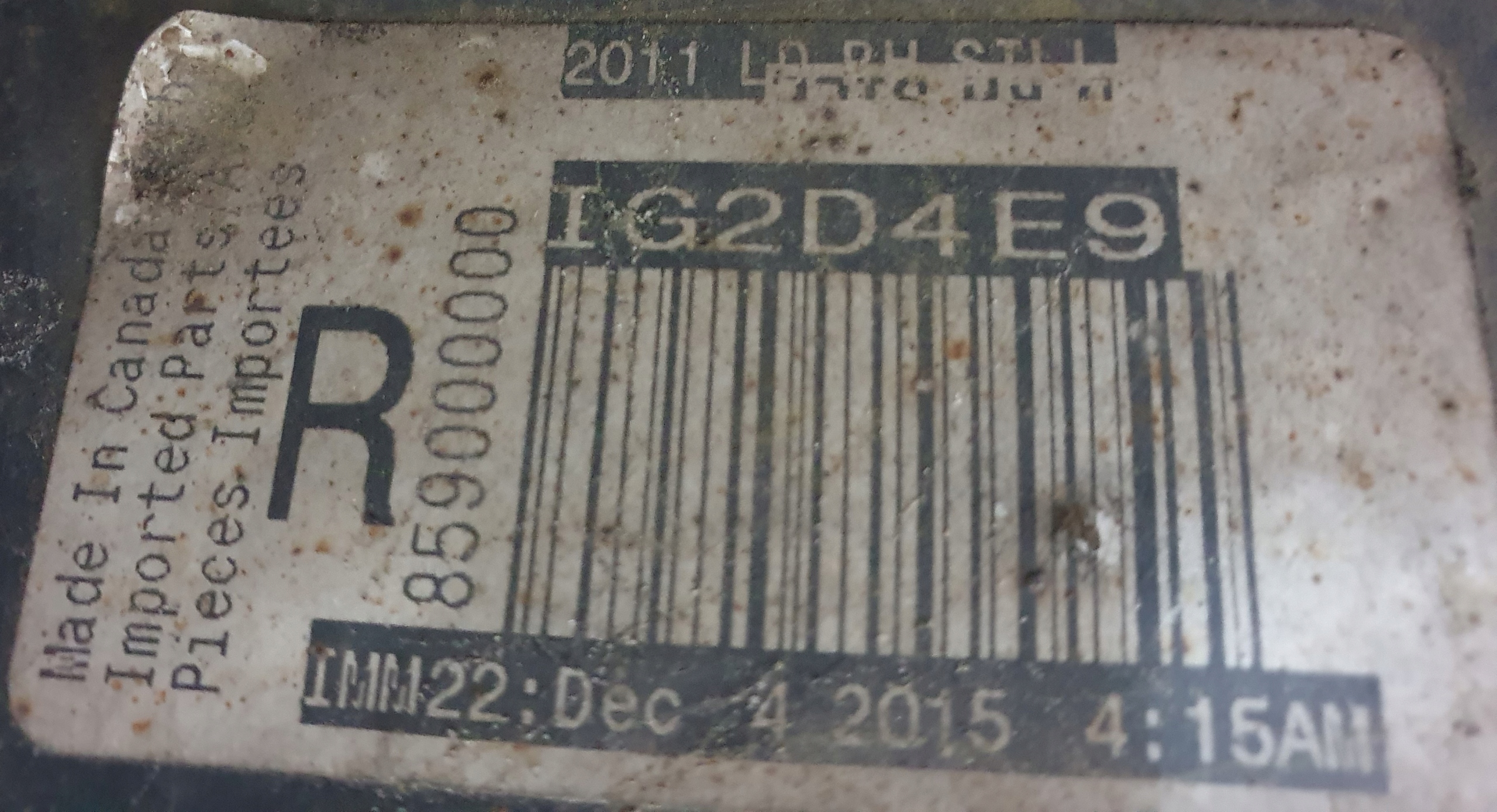 DODGE CHARGER 2015- moulding threshold PX8 left 1LP87TRMAF