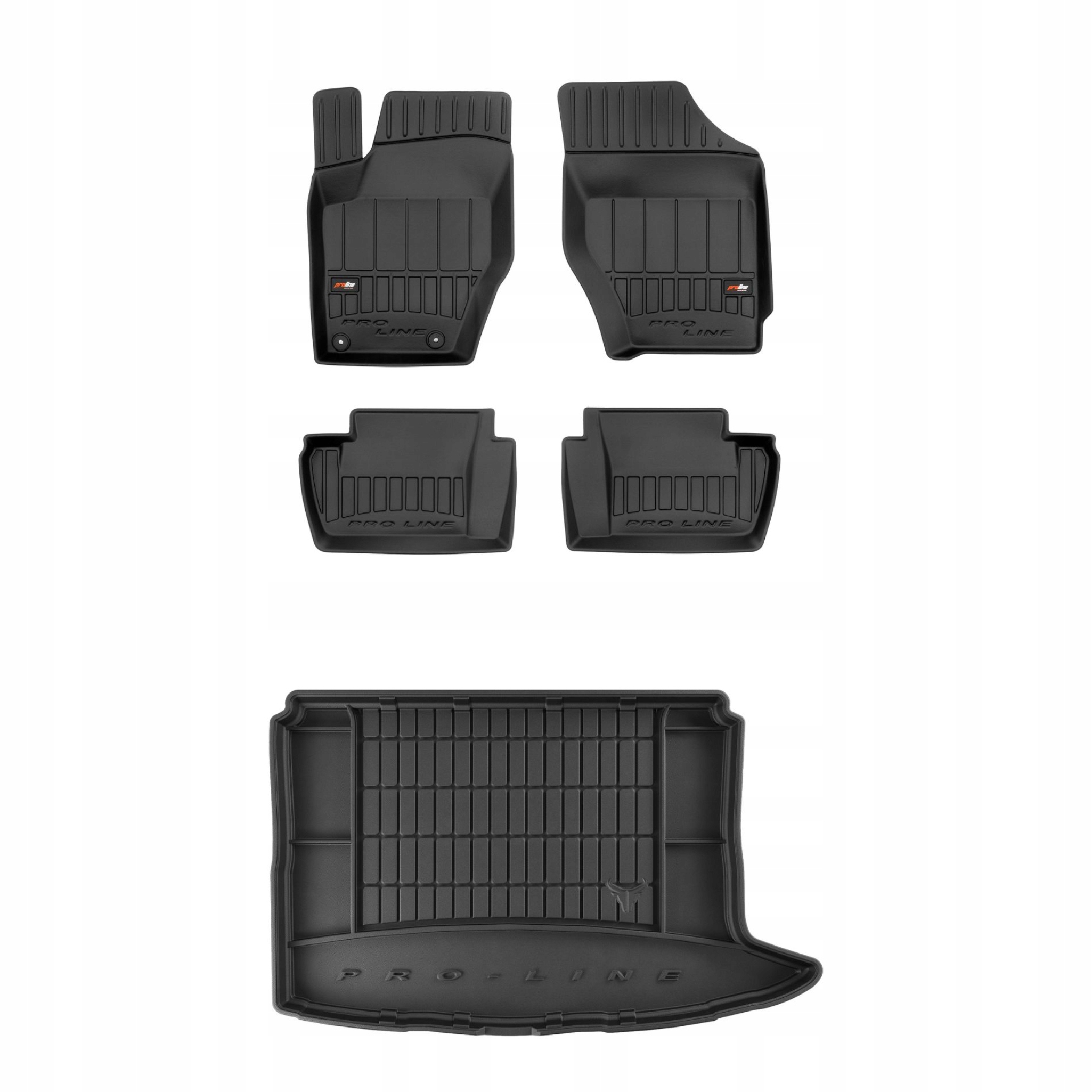 Sada gumových kobercov a rohoží pre Citroenën C4 I 2004-2010