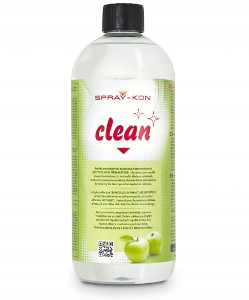 SPRAY-KON CLEAN ZMYWACZ ODTŁUSZCZA HPL ABS PCV