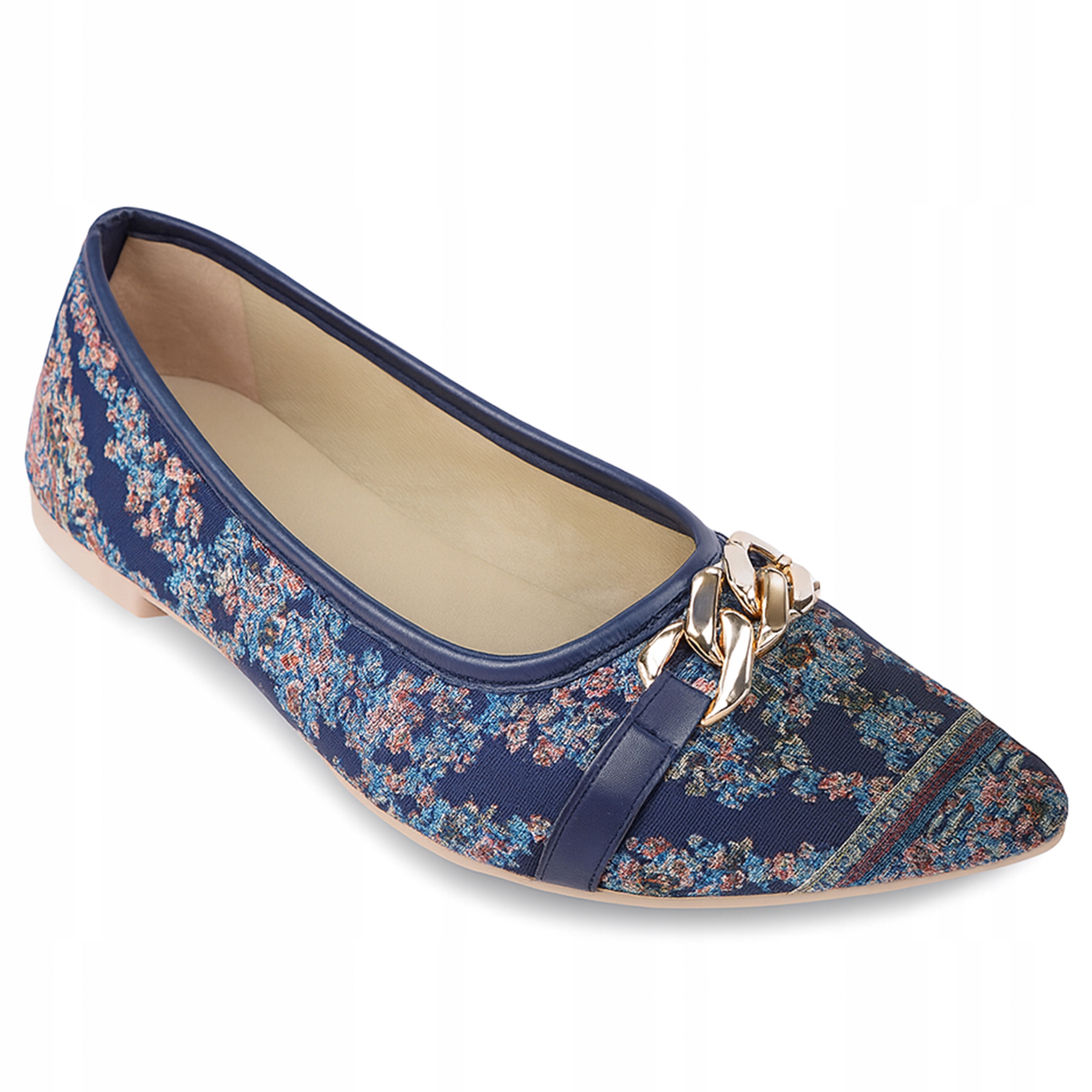 Dámské baleríny Elegantní Nazouvací Barevné Orientální Vzor Krásné