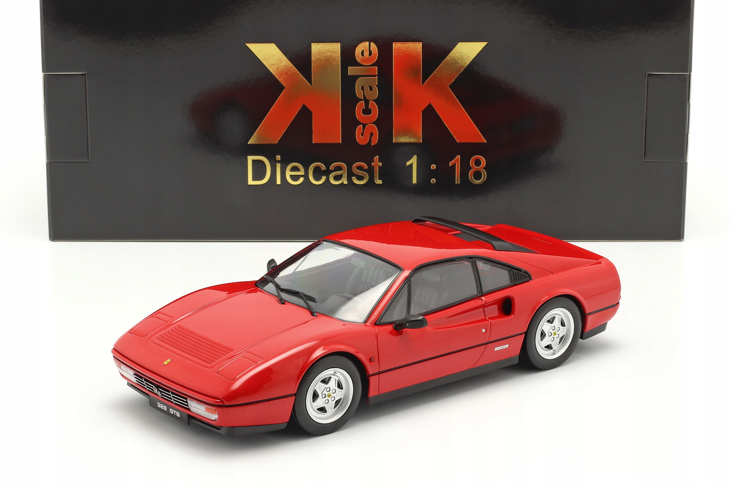 Kk Scale Ferrari 328 Gtb 1985 Rosso 1:18