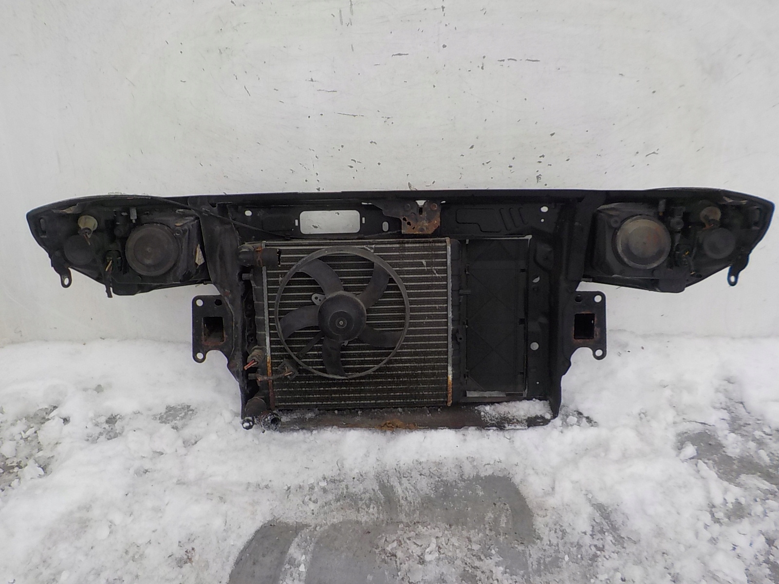 168 SKODA FABIA II 1.4 B support panel for radiators sider radiator