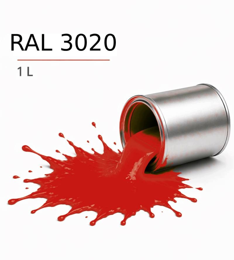 Ral 3020 Priemyselná Farba 1K 1L Povrchový Lak S Vysokým Leskom