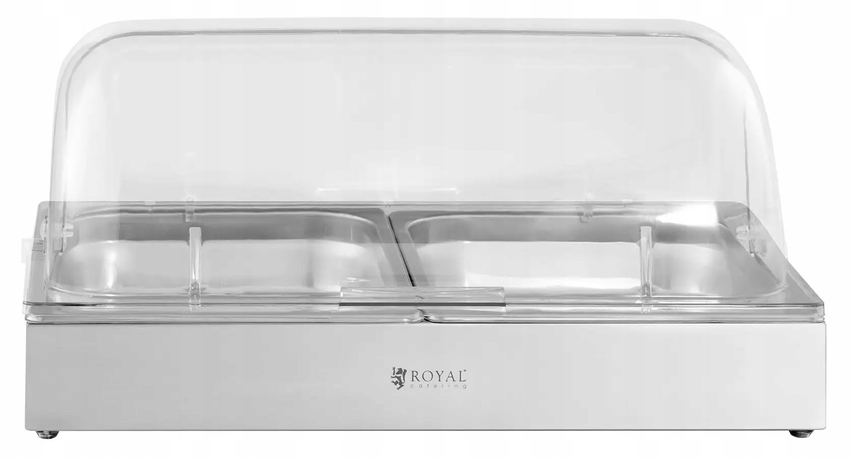 Witryna bufetowa 2x4 L 53,5x33,5x25 cm Royal Catering RCCD-RC-02 10012413