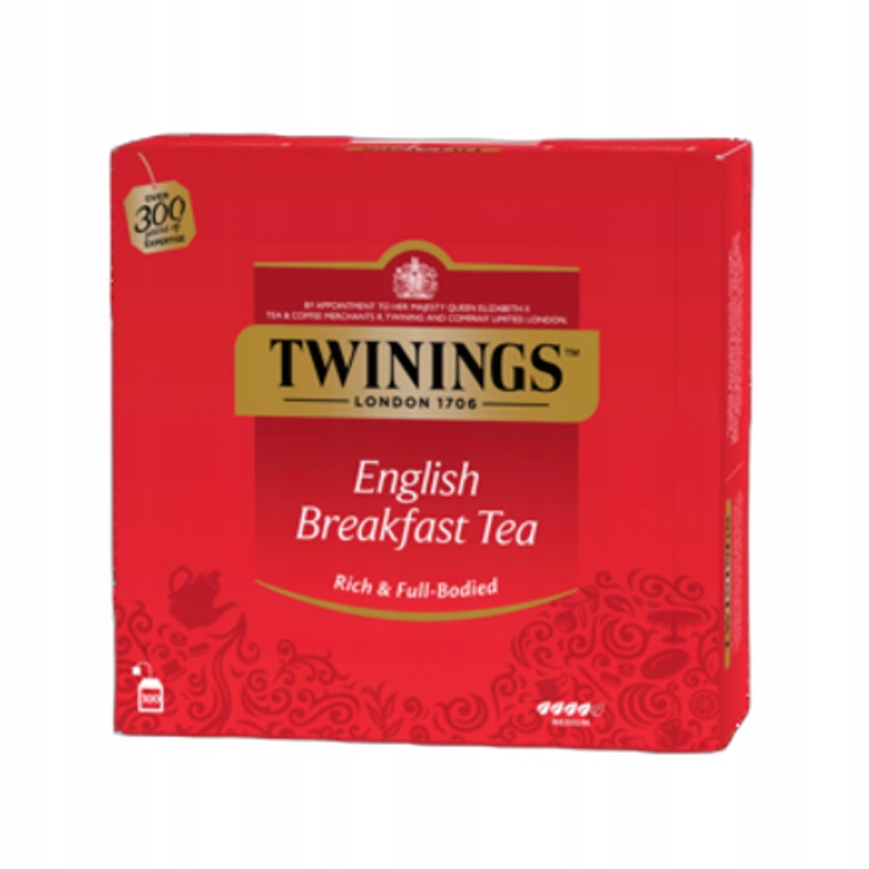 Levně Twinings Čaj Černý English Breakfast (100 sáčků)