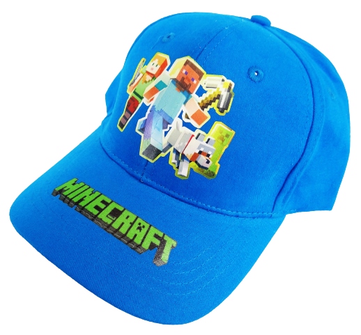 

Czapka Minecraft z daszkiem rozm. 52-54 wzór H12