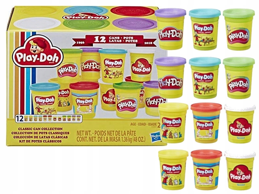 

Play Doh Ciastolina Zestaw 12 Tub 1,36 Kg