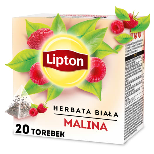 Levně Lipton Čaj Malina 20 pyramidek