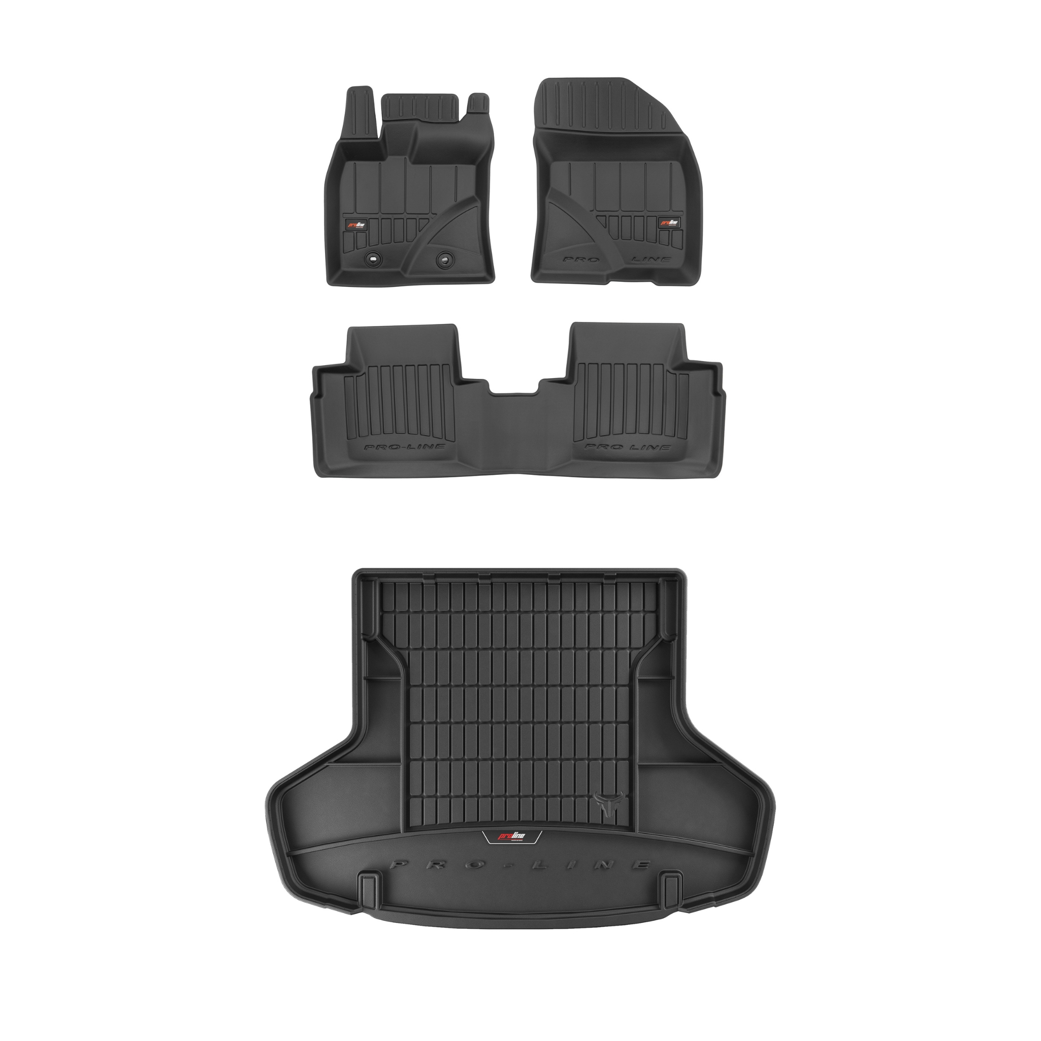 Frogum 3D Sada gumových koberců a rohože s logem pro Toyota Avensis III 09-15
