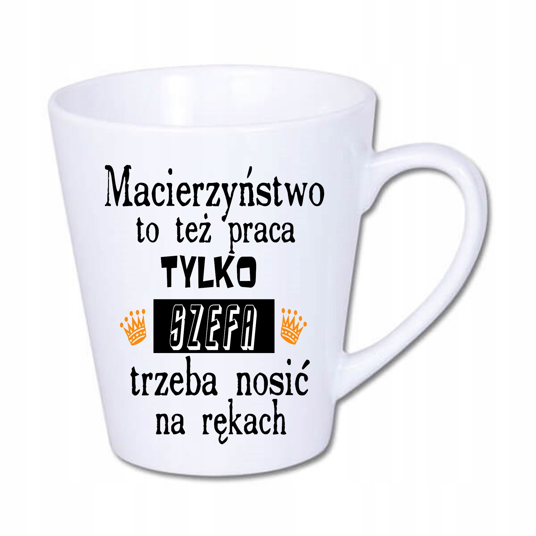 

Kubek latte młoda mama