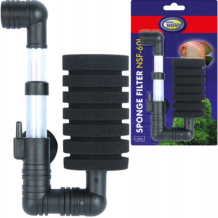 

Aqua Nova NSF-60L Filtr Wewnętrzny Gąbkowy
