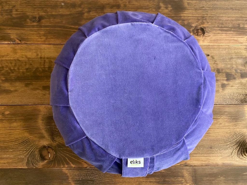 Zafu polštář Meditace Samet 100% bavlna Lux Polský Výrobek